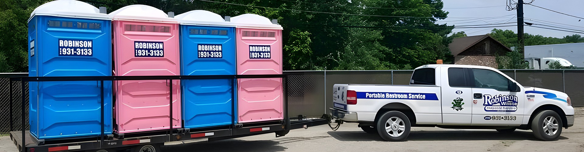 Same Day & Emergency Robinson Waste Dumpsters Portable Toilets